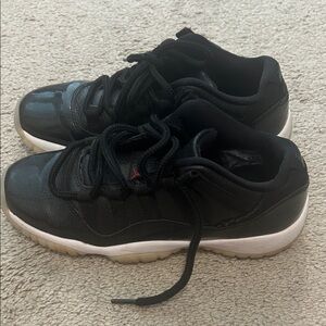 Jordan Kids Black and White Sneakers